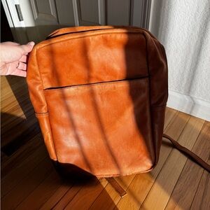 Parker Clay Leather Backpack